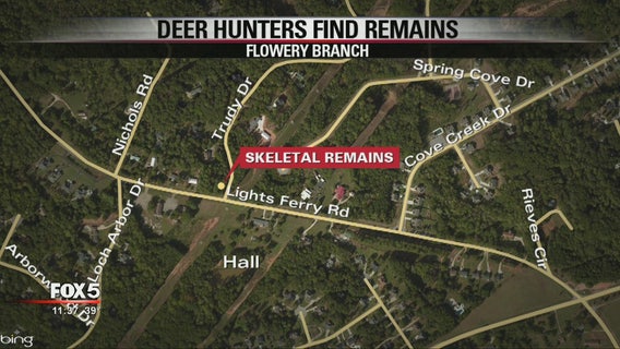 Skeletal remains found in Hall County