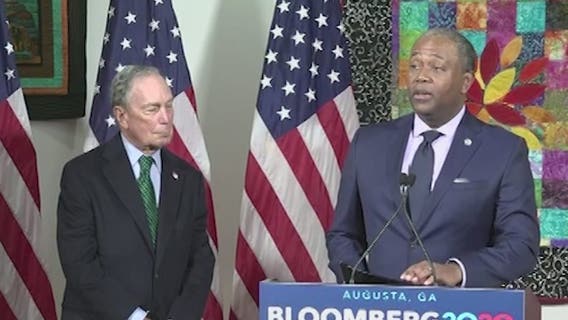 Augusta mayor endorses Bloomberg for president