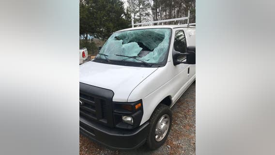 Deputies: Deer survives smashing through van windshield