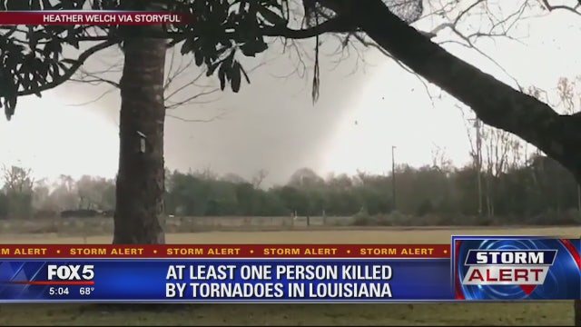 3 dead as suspected twisters, other storms batter the South
