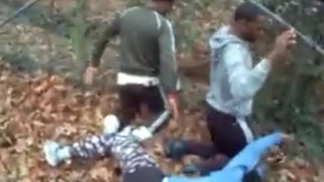 Caught on camera: 3 arrested after chase through woods