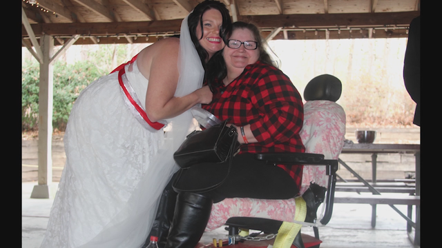 Georgia woman back on her feet after 11 years in motorized chair