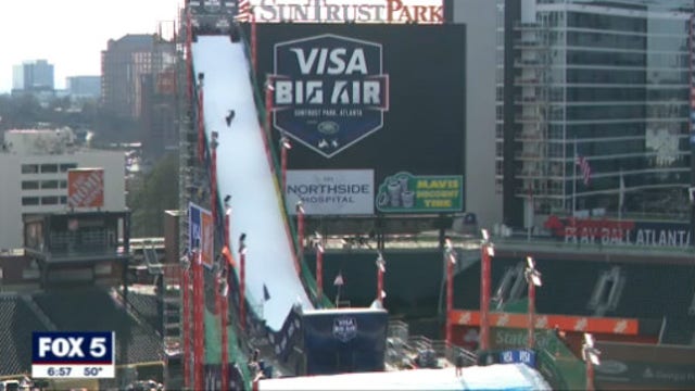 "Big Air" brings high-flying winter sports to Sun Trust Park