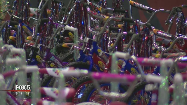 Delta assembles, donates hundreds of bikes to Toys For Tots