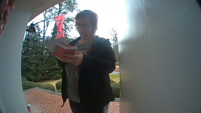 Sandy Springs porch pirate caught on doorbell cam