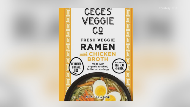 Ramen recalled over possible Listeria contamination