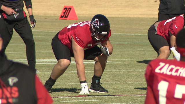 Lindstrom back at practice for 1st time since opening week