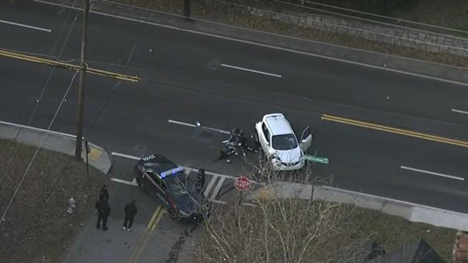 Atlanta Police officer injured in motorcycle wreck