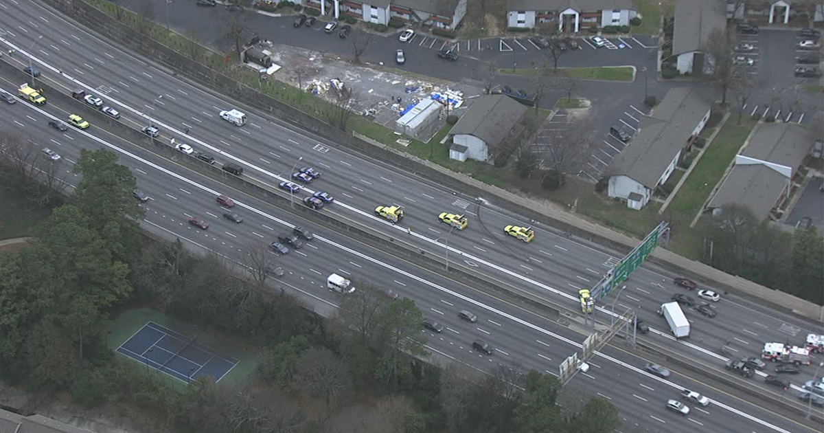 Troopers: Brief pursuit leads to 11-car crash on I-75 SB | FOX 5 Atlanta