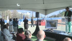 Atlanta mayor helps break ground on Herndon Square