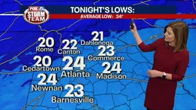 Cold air invades South, bringing below-freezing temperatures