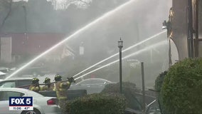 Massive blaze guts South Fulton condos; 2 rescued, dozens displaced