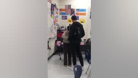 Teacher can't hide excitement as student admitted to Georgia Tech