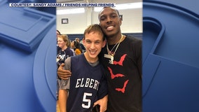 Former UGA star Mecole Hardman continues work with special needs students