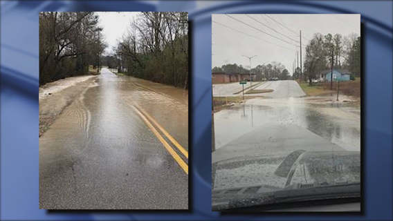 Flooding causes multiple road closures in LaGrange