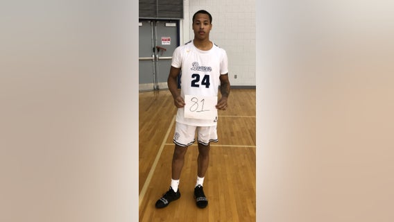 College basketball player drops 81 points in a game to honor Kobe Bryant