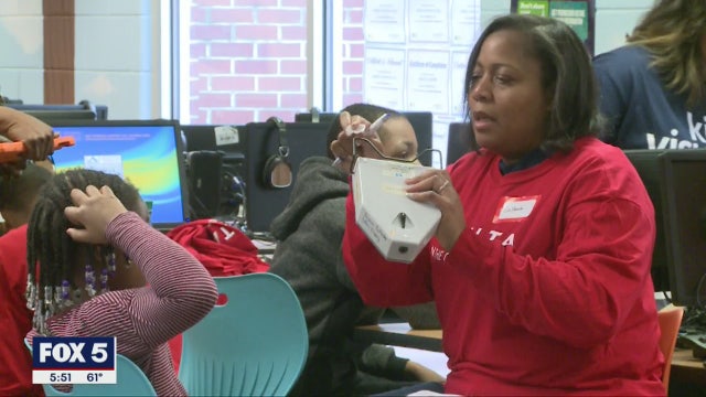 Companies team up to provide free eye care for some Atlanta students