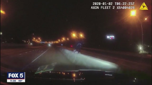 Man who jumped from I-85 to avoid capture in custody