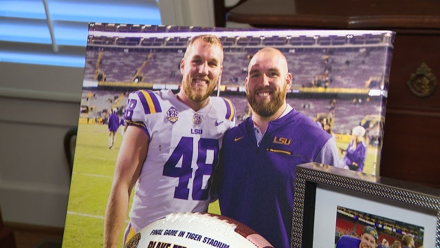 Parents never miss a game with one son playing football at LSU, one in NFL