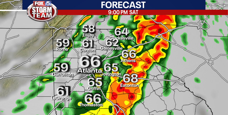 Severe Weather Threat Over Cleanup Begins In Georgia
