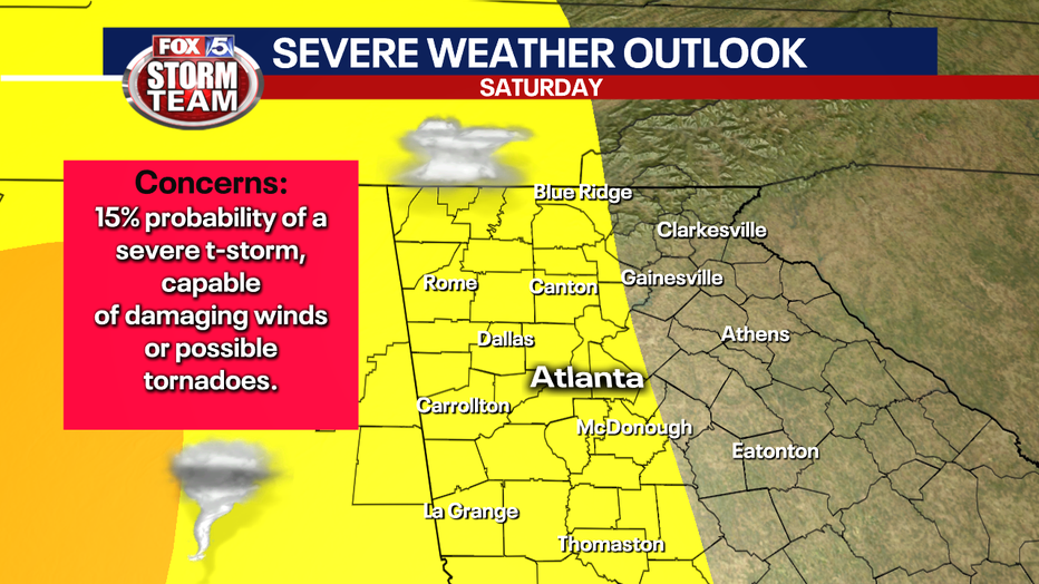 Weekend storm brings threat of severe weather to North FOX 5 Atlanta
