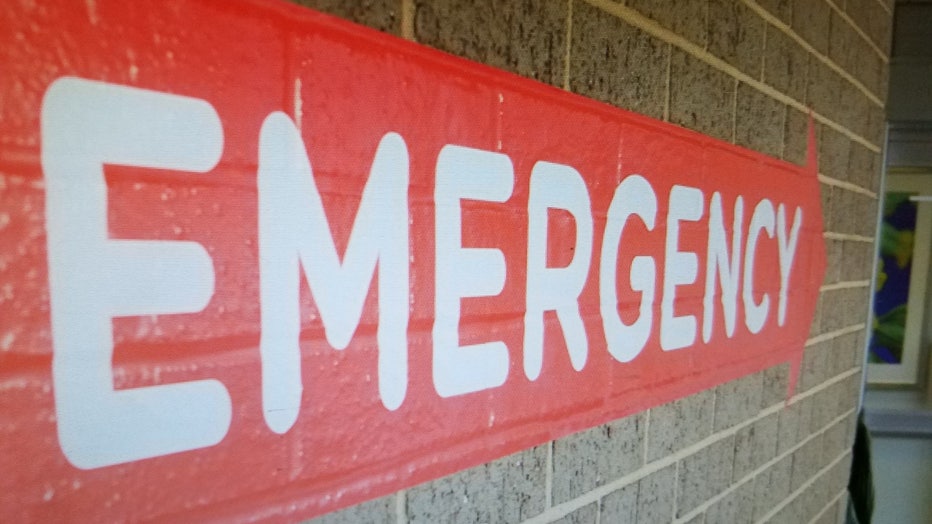 Emergency department sign