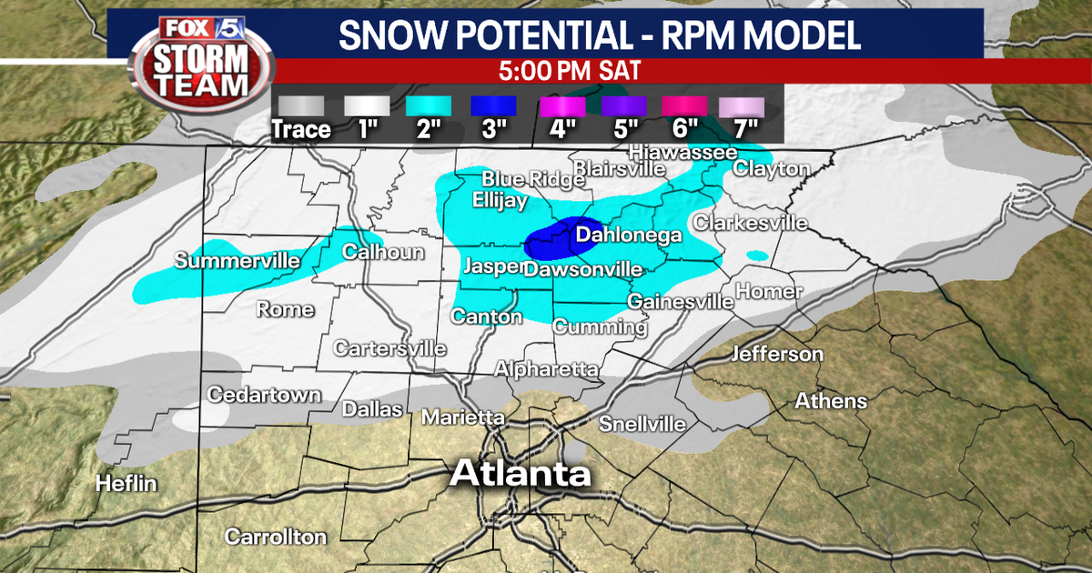 Winter Storm Warning for parts of north Georgia | FOX 5 Atlanta
