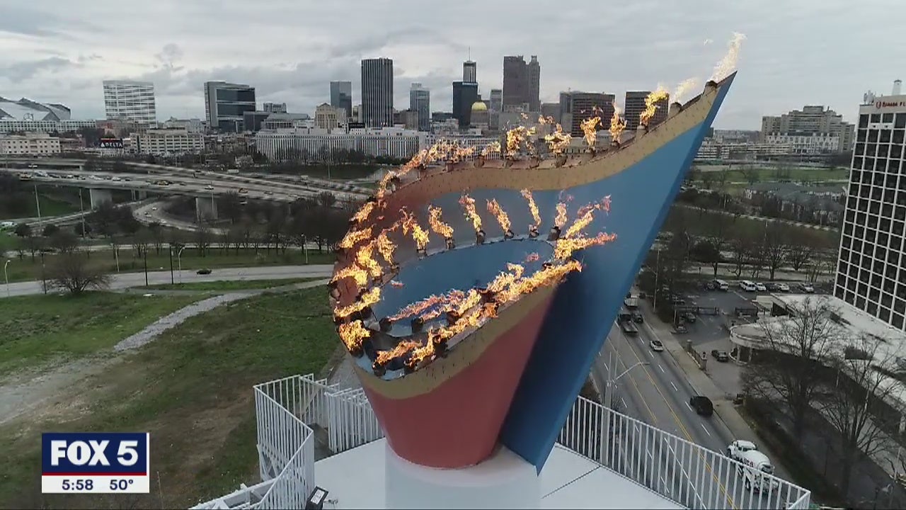 Centennial Olympic Cauldron to be lit again this weekend for marathon