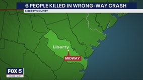 6 killed, including 3 children, in head-on I-95 crash in Georgia