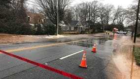 Crews working to repair Decatur water main break, roads closed