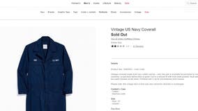 Urban Outfitters facing backlash over Navy coveralls