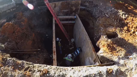 Sinkhole on Atlanta BeltLine blocking businesses and traffic
