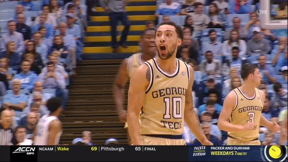 Champagnie pops for 30, Pitt slips by Georgia Tech 73-64