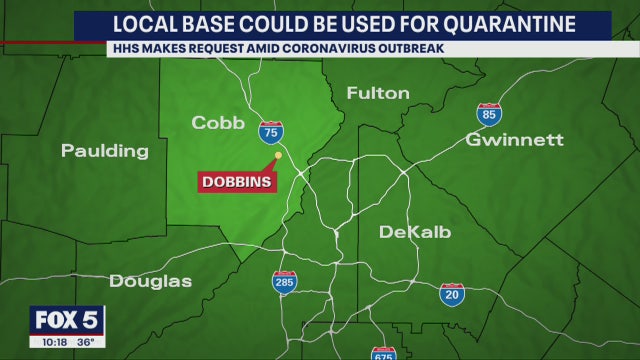 Dobbins Air Reserve could be used as quarantine for coronavirus