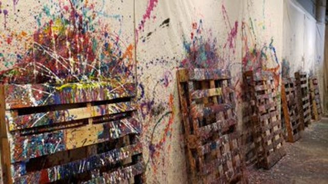 Splatter Room lets artists create 'mess-terpieces'