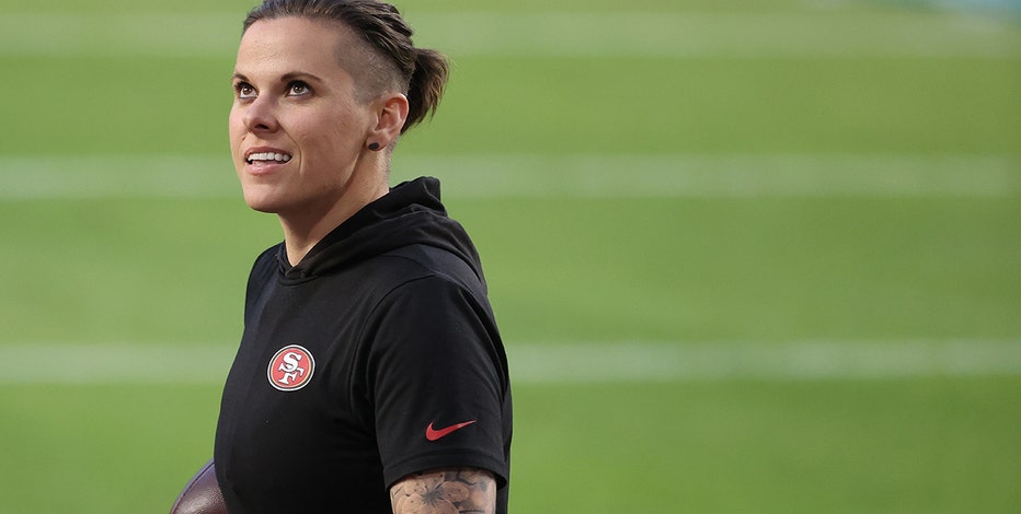Katie Sowers makes history as first woman coach at Super Bowl