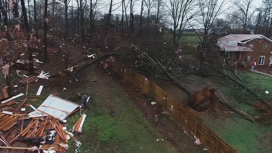 Possible tornado tears through southern Gordon County ...