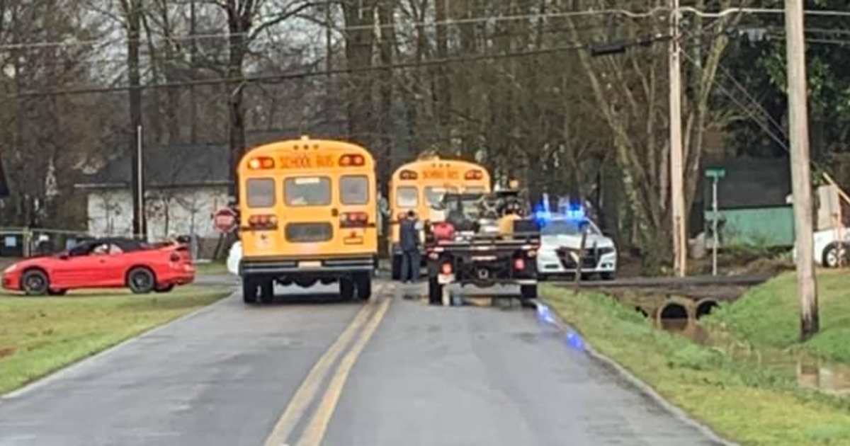 Driver arrested after traffic accident with school bus | FOX 5 Atlanta