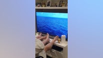 Retired Australian couple recreates canceled cruise in their living room