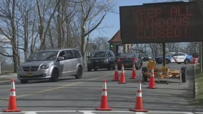 Cuomo unveils first drive-thru coronavirus testing facility