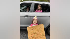 Georgia community puts together a drive-by birthday parade for 4-year-old girl