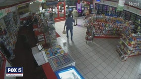 Police search for suspect in violent armed robbery in Locust Grove