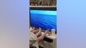 Retired Australian couple recreates canceled cruise in their living room