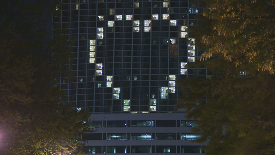 Downtown hotel's message of love and hope to Atlanta