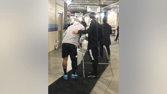 Martinez hurt as Atlanta spoils Nashville's opener with 2-1 win