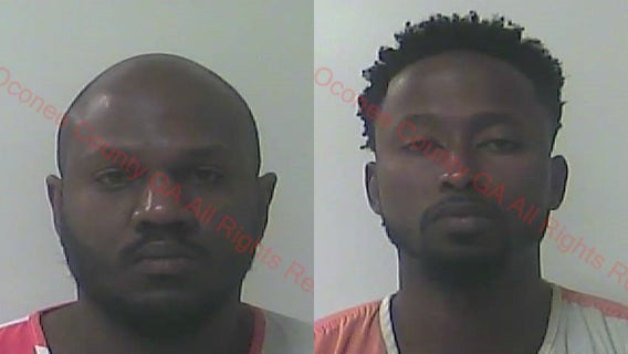 Men accused of blowing up ATM at Oconee County bank