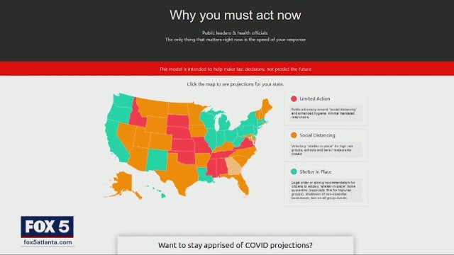 See how flattening the curve in Georgia could save thousands of lives