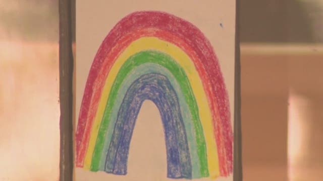 Rainbows in windows: Georgia neighborhood finds a way to spread hope