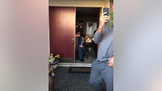 Former NBA All-Star sings Happy Birthday to 93-year-old mother while social distancing