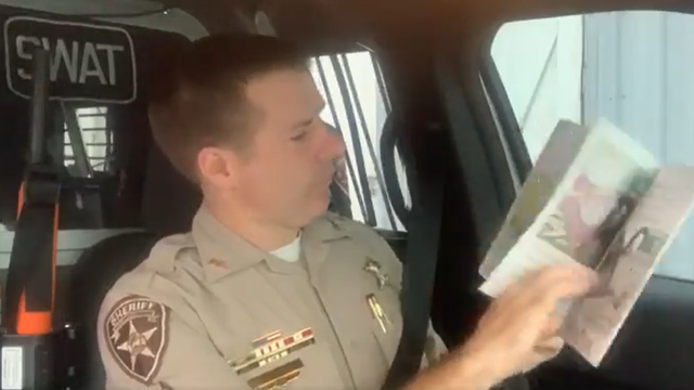 Deputy reads book online for kids stuck at home during coronavirus outbreak